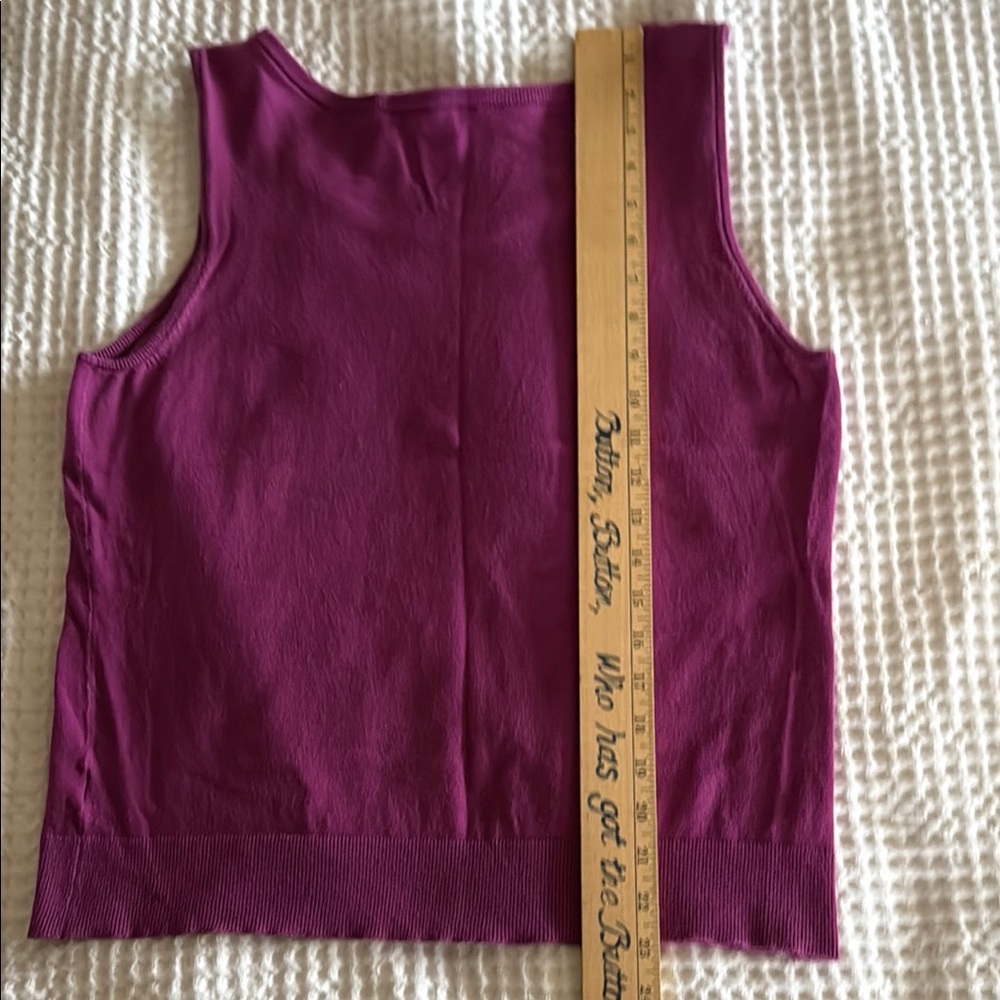Talbots Purple Button-Up Cardigan Set - Picture 6 of 12
